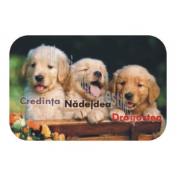 Magnet pentru frigider Credinta, Nadejea, Dragostea